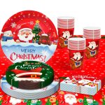 D�corations de f�te sur le th�me de no�l, d�corations de table, adapt�es aux r�unions de famille de no�l ...