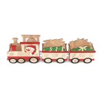 D�coration de no�l - petit train - bois
