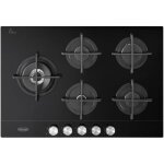 D�longhi nsl 575d ncm noir table de cuisson encastrable 75 cm gaz 5 feux