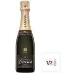 Demi bouteille de champagne lanson black label brut