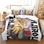 Demon slayer japanese manga impression en d sets de housse couette en microfibre touch�� ultra doux parure ...
