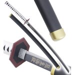 Demon slayer katana giyu tomioka epee en acier kimetsu no yaiba sabre d�coration