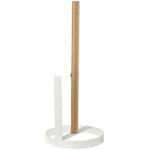 Drouleur de papier de cuisine - dkd home decor - 13 x 13 x 31, 5 cm - mtal blanc - pin - design lgant ...