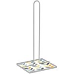 Drouleur de papier de cuisine - versa - erin - mtal acier bois mdf - 16, 5 x 31 x 13 cm
