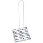 Drouleur de papier de cuisine - versa - poissons - mtal - acier - bois mdf - 16, 5 x 31 x 13 cm
