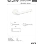 D�rouleur papier toilette mural de rechange white en laiton blanc - blanc - blanc - -