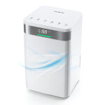 Deshumidificateur d'air electrique 12l / jour haushof, deshumidificateur anti moisissure portable silencieux ...