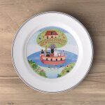 Design naif assiette plate Design naif assiette plate