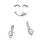 Dessin anim mignon rfrigrateur autocollant porte autocollant smiley visage amovible cratif salon ...