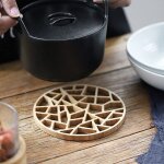 Dessous de plat et porte - pot en bambou, tampons chauds de cuisine, résistants a la chaleur, antidérapants, ... Dessous de plat et porte - pot en bambou, tampons chauds de cuisine, résistants a la chaleur, antidérapants, ...