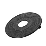 Dessous de plat de thire en fonte de style japonais avec pieds en caoutchouc 12cm pour thire, bouilloire ...