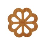 Dessous de verre en bambou r�sistant a la chaleur en forme de hibou et de chat ¿ set de table el�gant ...