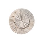 Dessous de verre en coton tress, fait a la main, antidrapant, tapis de table isolant, tasse a caf, ...
