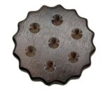 Dessous de verre en forme de biscuit, bloc de table en bois, isolation, napperon, tasse, tapis, dcoration ...