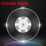 Dessous de verre lumineux led en cristal acrylique, support de tasse a cocktail shoous bar, base clignotante ...