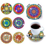Dessous de verre peinture diamant, 6 pièces, dessin animé mignon, chat, chien, hibou, broderie diamant, ... Dessous de verre peinture diamant, 6 pièces, dessin animé mignon, chat, chien, hibou, broderie diamant, ...