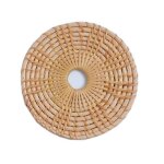 Dessous de verre en rotin tiss, isolation de table, accessoires de tir, ameublement de maison japonais, ...