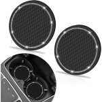 Dessous de verre de voiture, support de verre universel en caoutchouc accessoires int�rieurs 2, 75 pouces ...