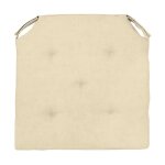 Dessus de chaise lin 40x40x4 cm linen naturel, par soleil d'ocre