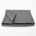 Dessus de lit en coton lav� matelass� boutis