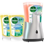 Dettol distributeur de savon no touch classic + 2 recharges citrus 250ml