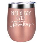 Deux gobelets en forme de coquille d'�uf en acier inoxydable, cadeau d'anniversaire pour femmes, tasse ...