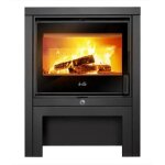 Deville - pole  bois en acier haut - leman c077bq. 06