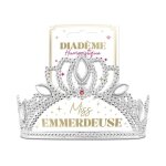 Diademe humoristique strass miss emmerdeuse