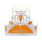 Diademe humoristique strass miss fofolle