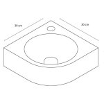 Differnz cleo vasque à poser salle de bain ¿ lavabo salle de bain 30x30x10 cm ¿ vasque céramique blanche ... Differnz cleo vasque à poser salle de bain ¿ lavabo salle de bain 30x30x10 cm ¿ vasque céramique blanche ...