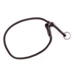 Dingo gear s04062 collier etrangleur pour dressage de chien fait main avec un limiteur etanche noir taille ...