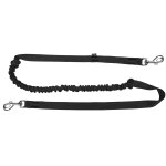 Dingo laisse universelle antichocs avec 2 crochets pour la course pied le jogging le sport avec chien ...