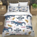Dinosaure de dessin anim�� housse de couette x imprim�� d animaux parure de lit personnes ado fille enfants ...