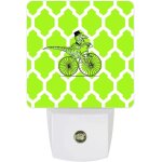 Dinosaure avec texture marocaine, veilleuse led verte fluorescente avec capteurs du cr�puscule a l'aube, ...