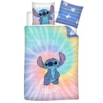 Disney - parure de lit 140x200cm - stitch rainbow '100% polycoton