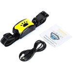 Dispositif electrique anti - aboiement a ultrasons, collier d'entra�nement pour chien, rechargeable par ...