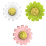 Dispositif de nettoyage en forme de tournesol pour chaton, boule de menthe rotative lumineuse, brosse ...