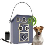 Dispositif ultrasonique d'ext�rieur anti - aboiement pour chiens, longue port�e de 50 pieds, etanche, ...
