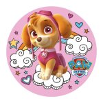 Disque azyme skye paw patrol d�co g�teau 20cm