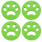 Dissolvant de fourrure en silicone vert paquet de 4