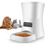 Distributeur automatique de nourriture distributeur de croquettes gamelle enregistrement 4 repas pour ...