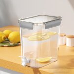 Distributeur de boissons glaces de grande capacit, bouilloire avec robinet dans le rfrigrateur avec ...