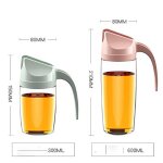 Distributeur de bouteilles en verre, huile de cuisine de 600ml, ouverture et fermeture automatiques, ... Distributeur de bouteilles en verre, huile de cuisine de 600ml, ouverture et fermeture automatiques, ...