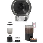 Distributeur de croquettes automatique - tuya - 3l - compatible ios / android - programmable - noir