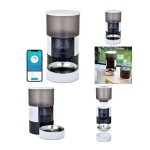 Distributeur de croquettes automatique capacité de 3 kg programmables journal de bord compatible ios ... Distributeur de croquettes automatique capacité de 3 kg programmables journal de bord compatible ios ...