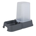 Distributeur de croquettes et d'eau - 3, 5 l - gris anthracite