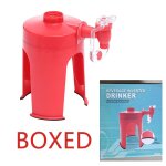 Distributeur d'eau, carafe, soda, bouteille de coke, a l'envers, distributeur de boisson, interrupteur, ...