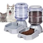 Distributeur d'eau et de nourriture automatique pour chiens et chats, 100 % sans bpa, rempli par gravit�, ...