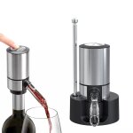 Distributeur electrique d'arateur de vin en acier inoxydable, verseur de dcanteur automatique intelligent ...