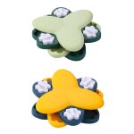 Distributeur de friandises interactif a trois p�tales pour chien, jouet pour activit�, m17e